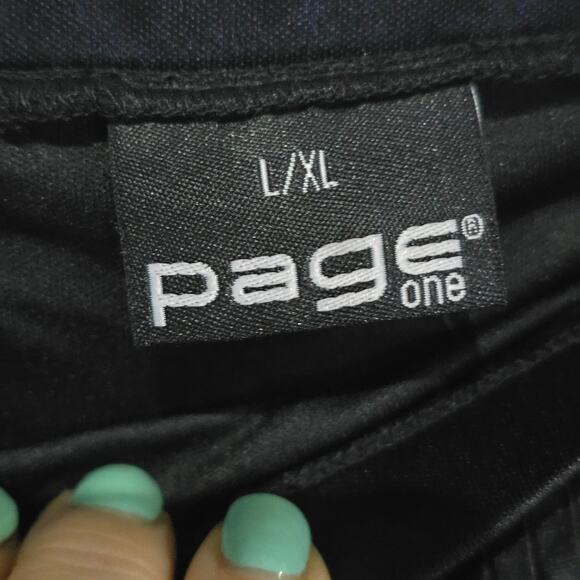 Page One black Pleated skirt Large XL NWOT - Picture 3 of 4